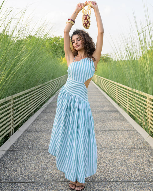 Santorini Stripes Dress